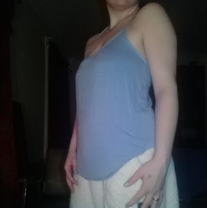 Cute Baby blue tank top